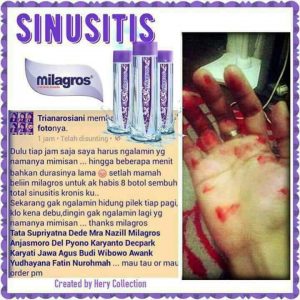 sinus dan alergi sembuh oleh milagros