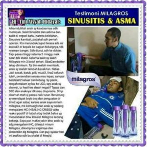 sinusitis dan asma sembuh oleh milagros