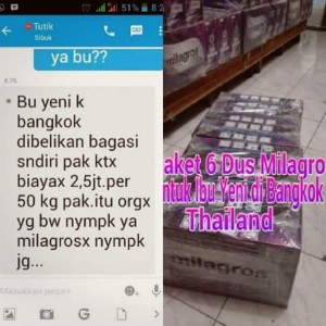 Air Milagros di luar negri